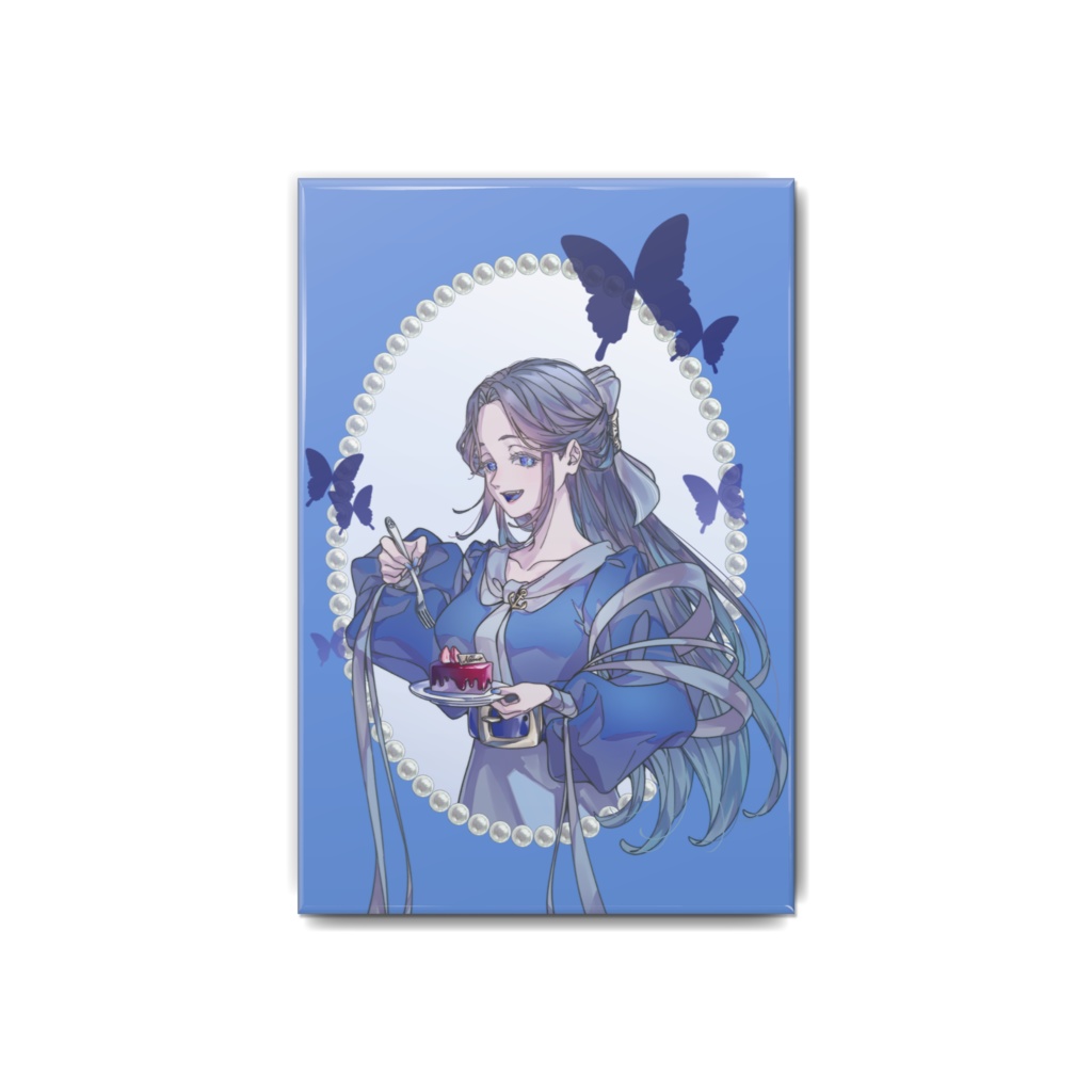 バースデー2026🦋スクエア缶バッジ
