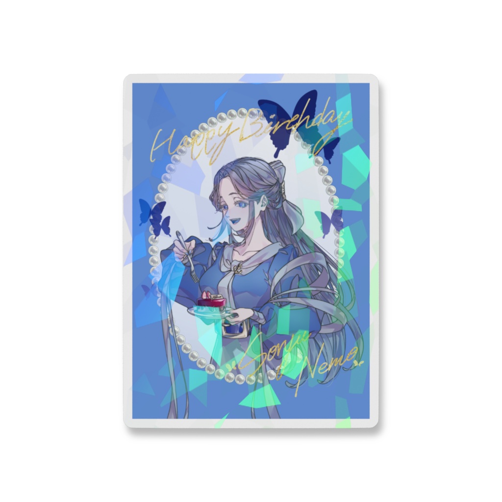 バースデー2026🦋ホログラムステッカー