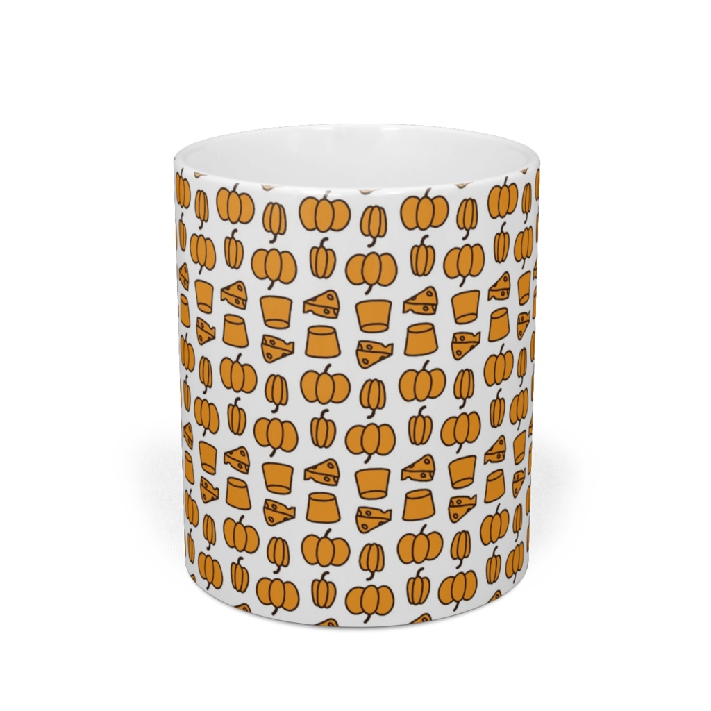 黄色い食べ物たちのマグカップ