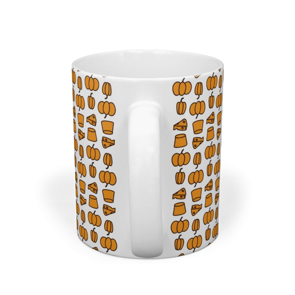 黄色い食べ物たちのマグカップ