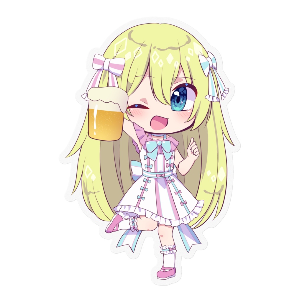 びぃるちゃんステッカー