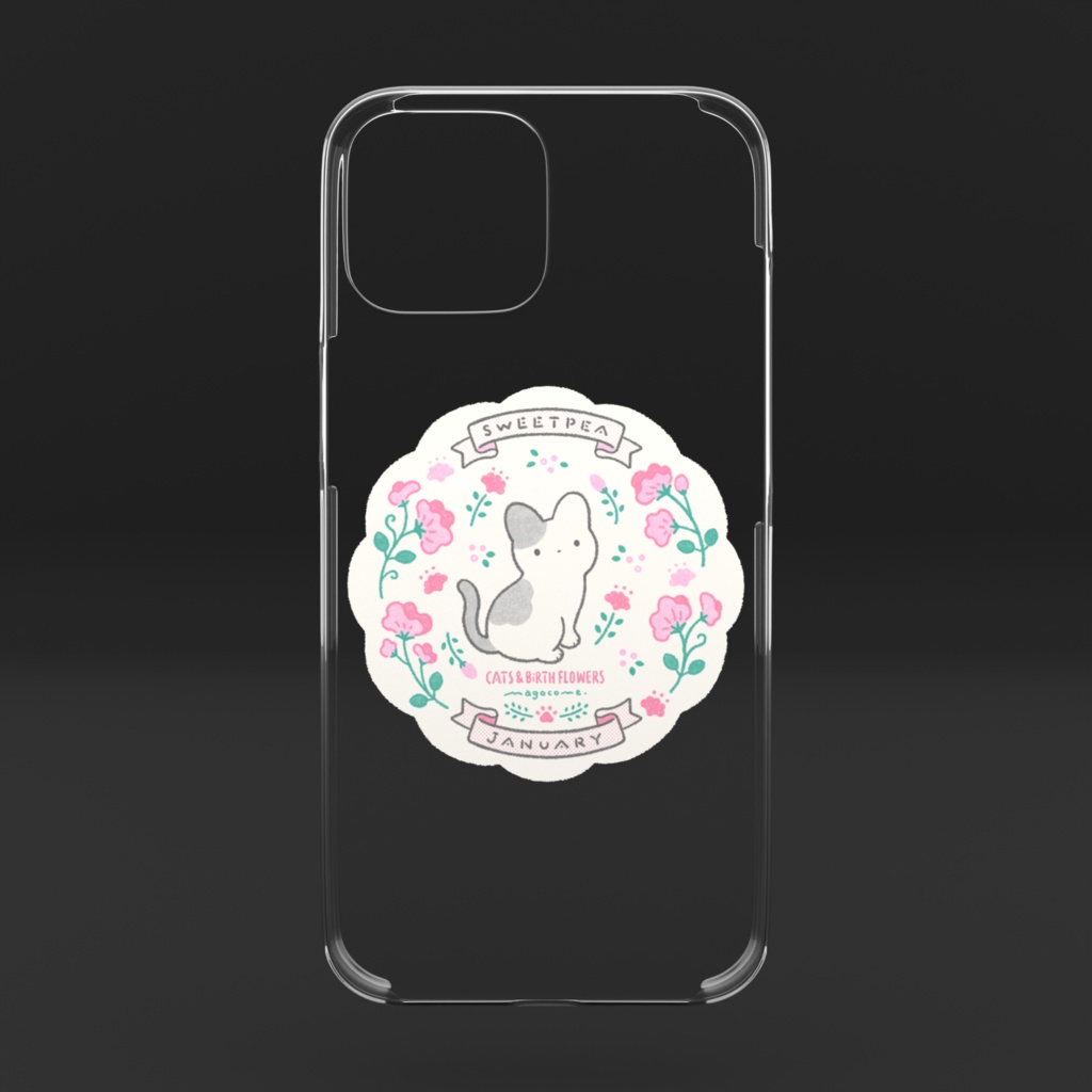 【CATS & BIRTH FLOWERS】1月