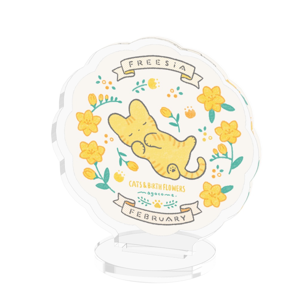 【CATS & BIRTH FLOWERS】2月