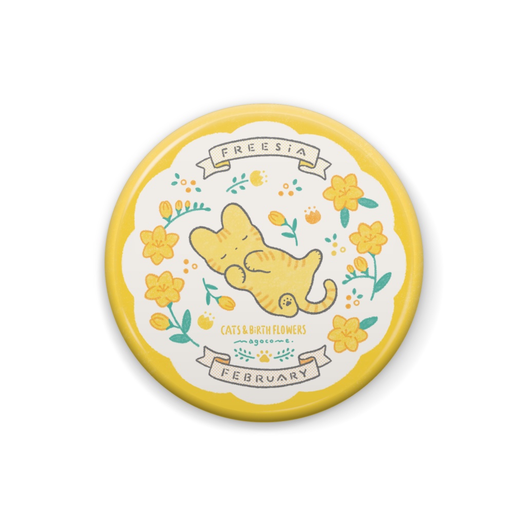 【CATS & BIRTH FLOWERS】2月