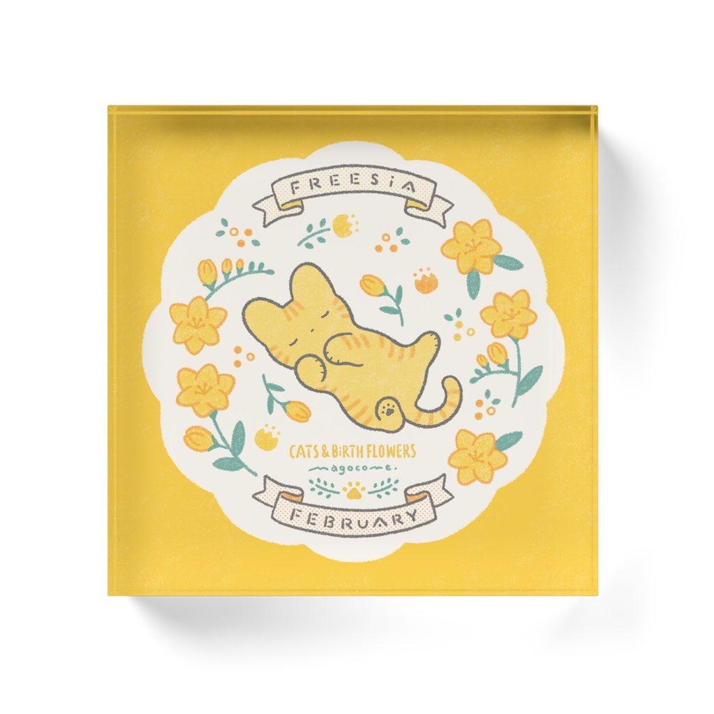 【CATS & BIRTH FLOWERS】2月