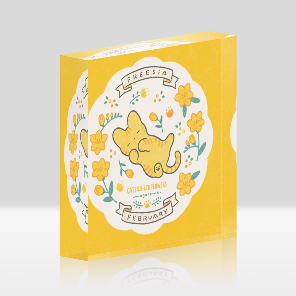 【CATS & BIRTH FLOWERS】2月