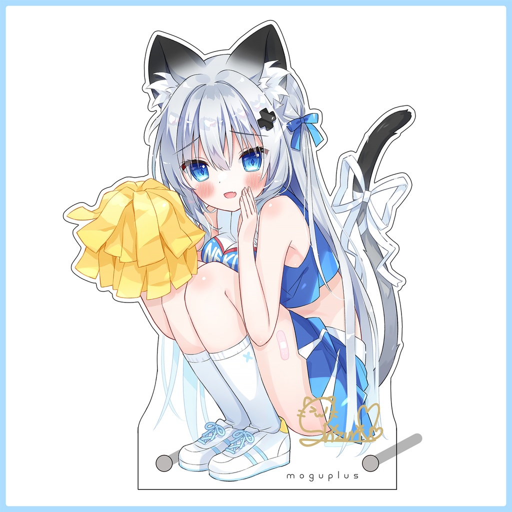 【受注生産】ねこちゃん特大アクリルフィギュア【サイン入り】