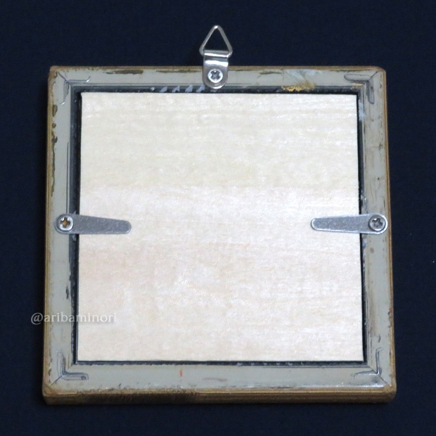 額装ミニ原画『ハリネズミサンタ』