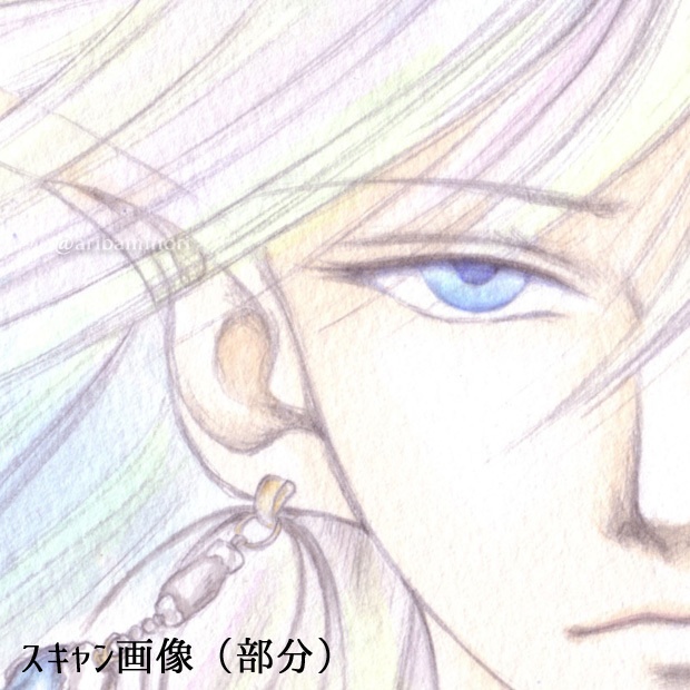 原画 『エルフの夢』 (アクリルガッシュ)