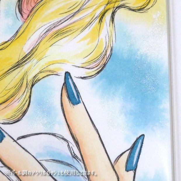 原画 『遣い』 (アクリルガッシュ)