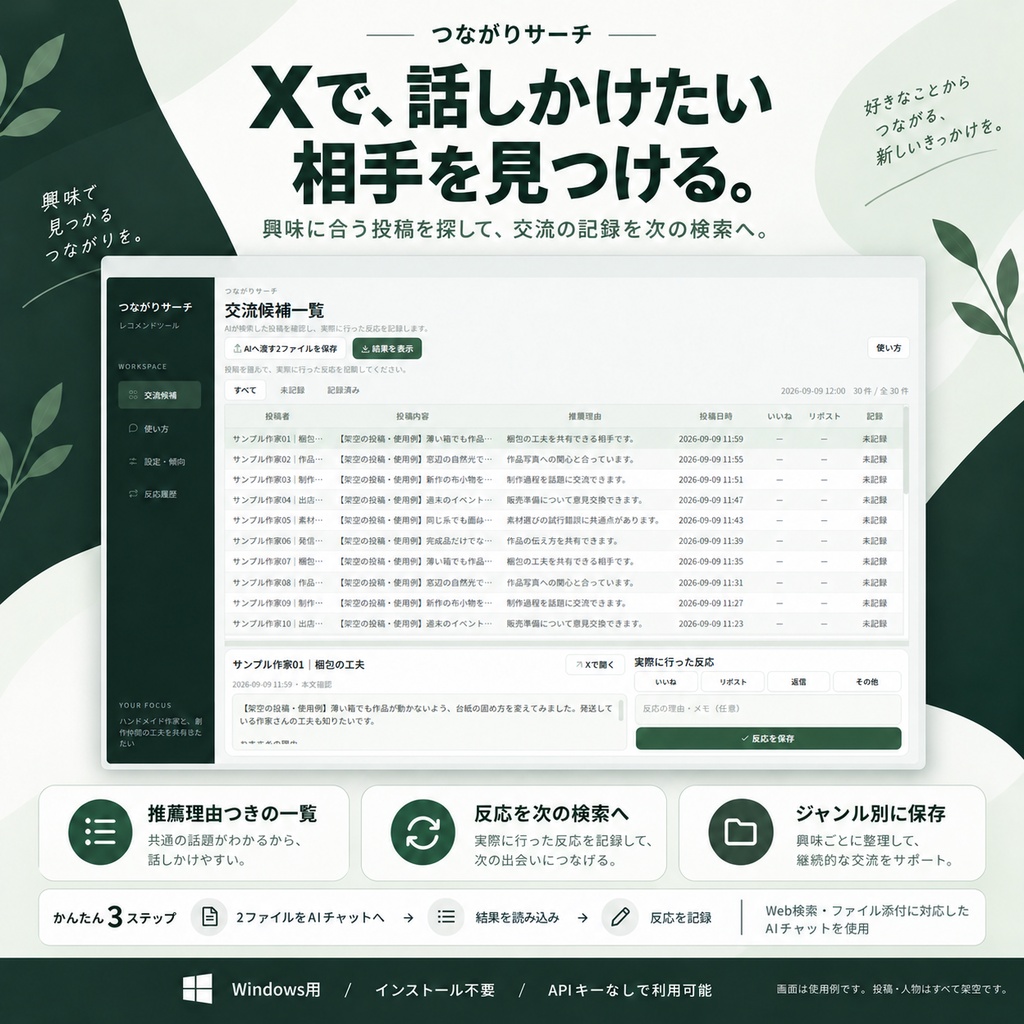 つながりサーチ