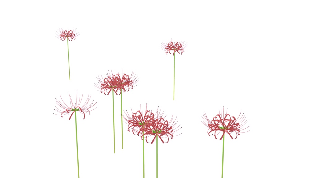 【VRChat想定・MA環境想定】彼岸花パーティクル