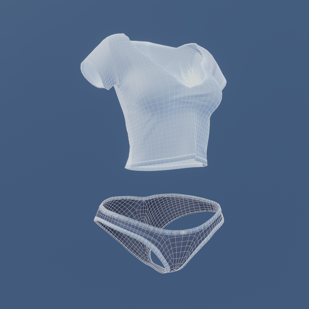 White top and Underwear