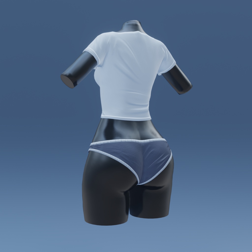 White top and Underwear