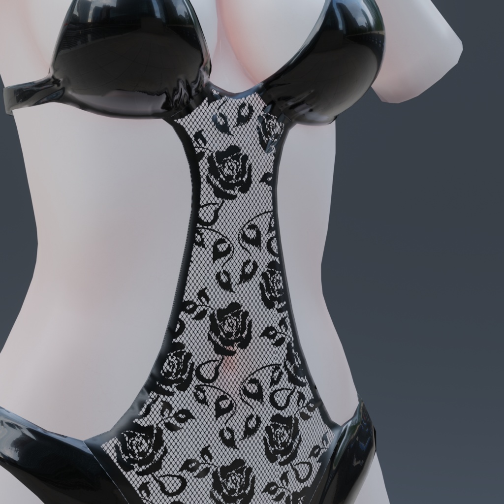 Black Lace Swimsuit/Lingerie