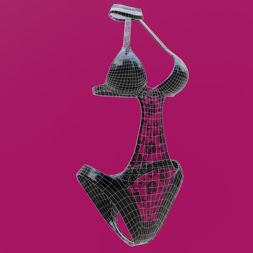 Black Lace Swimsuit/Lingerie