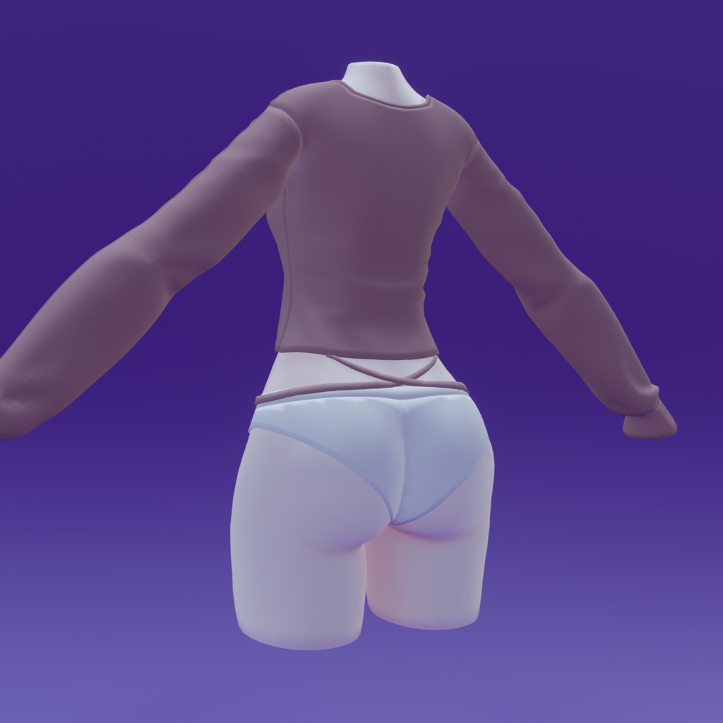 Sleeved Shirt with Laces