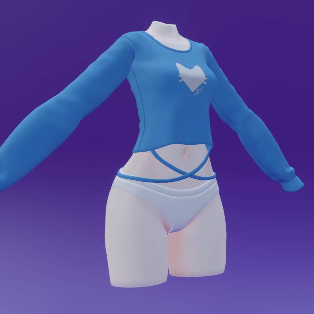 Sleeved Shirt with Laces