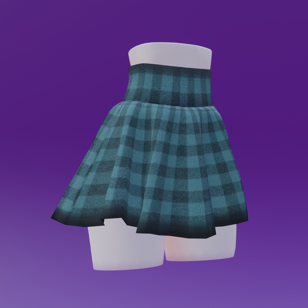 Checkered skirt clearance cute