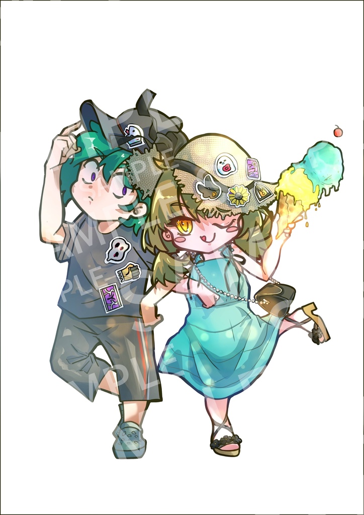 およエンアクリルキーホルダー