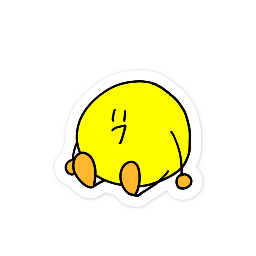 キャラクターステッカー きなこもち