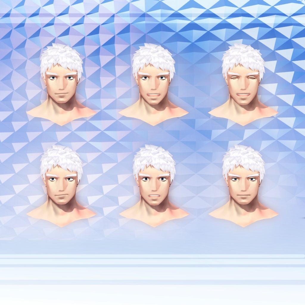 VRChat向け男性アバター 「オズ」