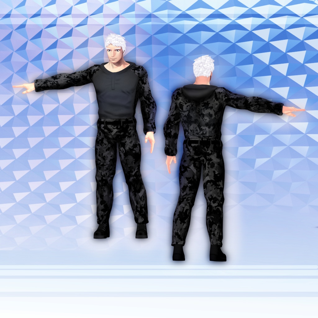 VRChat向け男性アバター 「オズ」