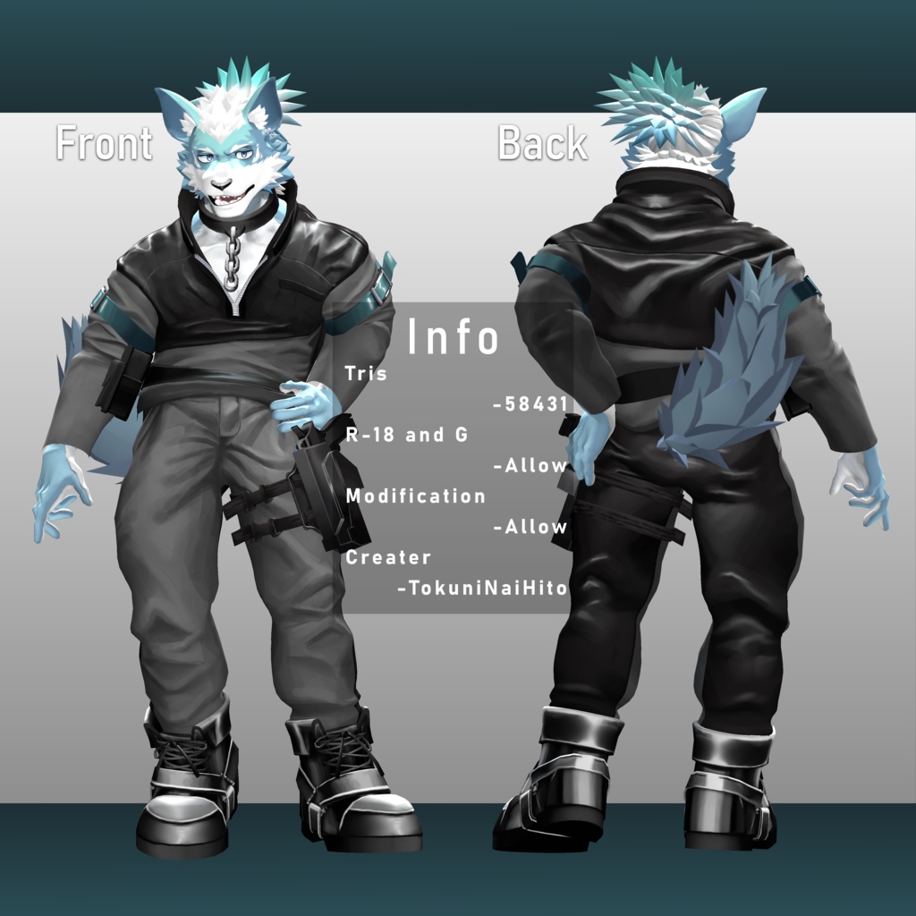 VRChat向け男性アバター "Haru(ハル)"