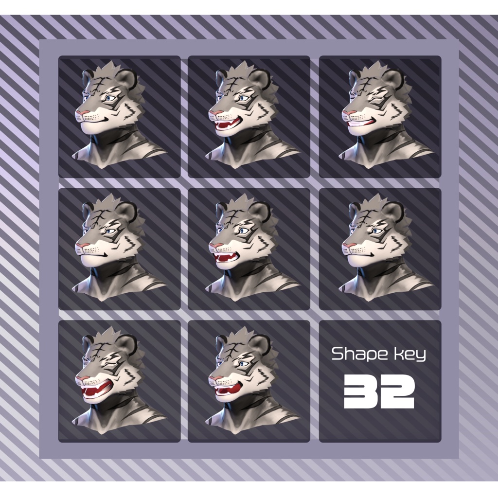 VRChat向け男性アバター "Gil(ギル)"