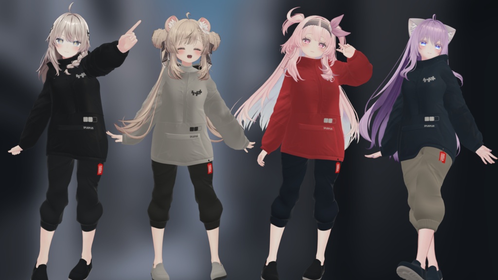 【6アバター対応】ストリートヴェイル:アノラック Street Veil Anorak