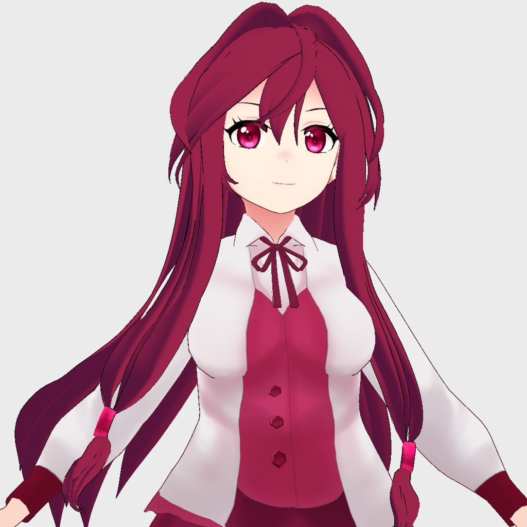 オリジナルVRoidモデル【レッドベリル/red beryl】