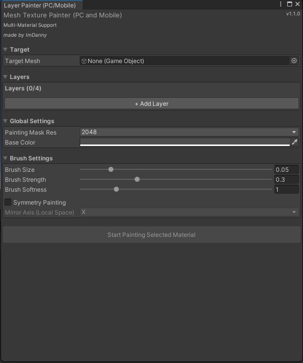 Unity Mesh Painter