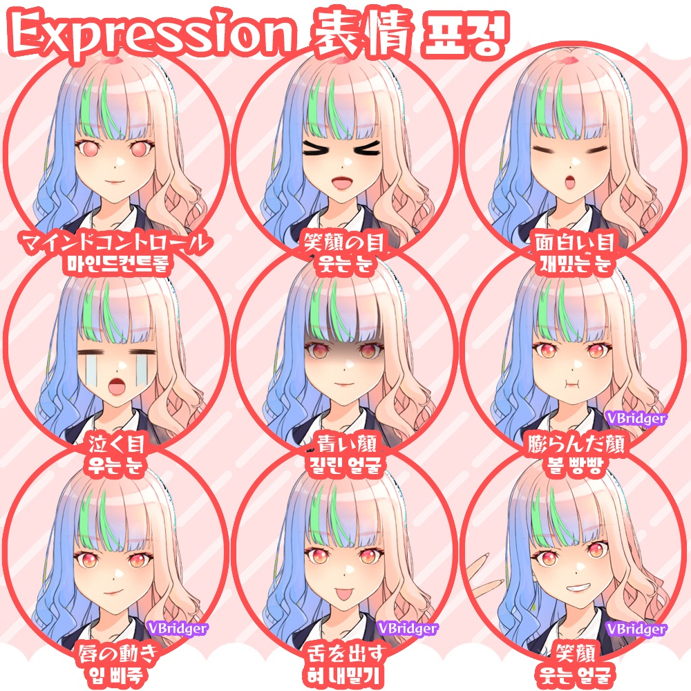 【Live2D モデル】 ルナ 루나 Luna 【Vtube studio用 モデル】