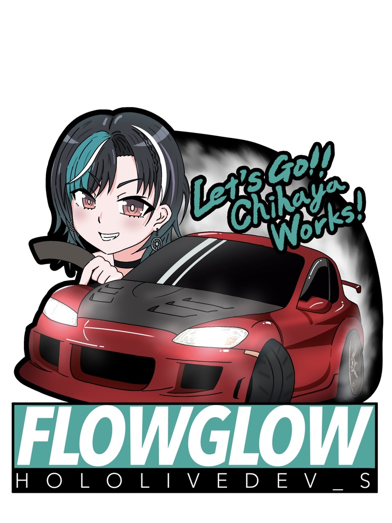 hololive DEV_IS 輪堂千速 ステッカー