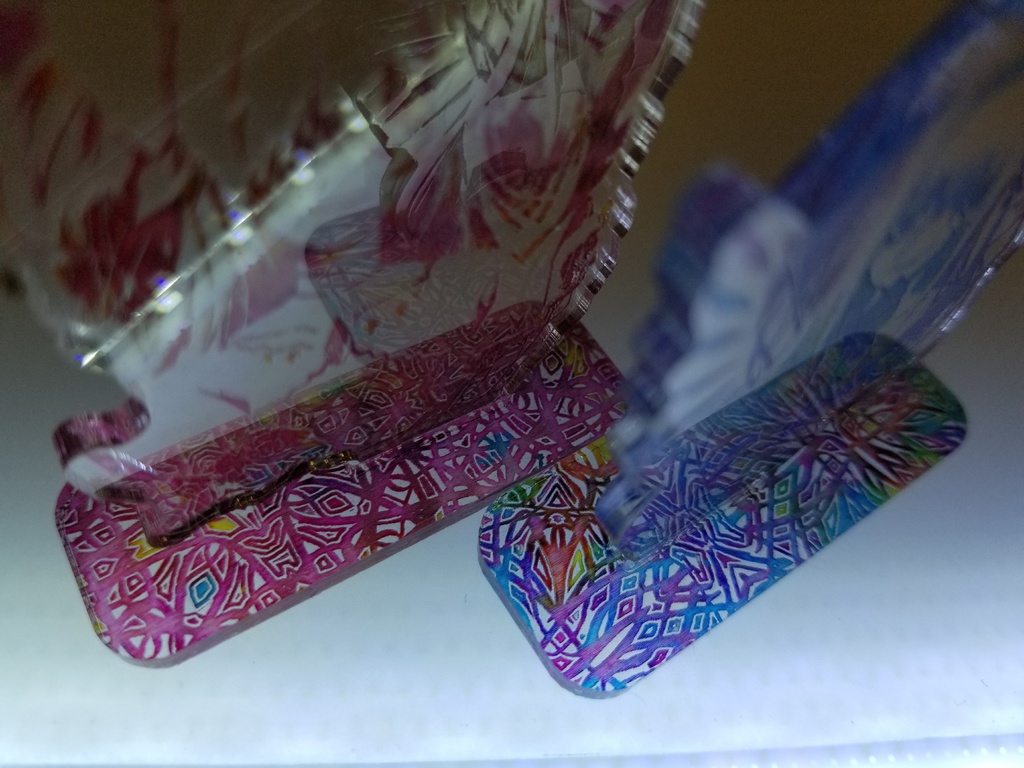 アクリルスタンド「女神まどか」「悪魔ほむら」