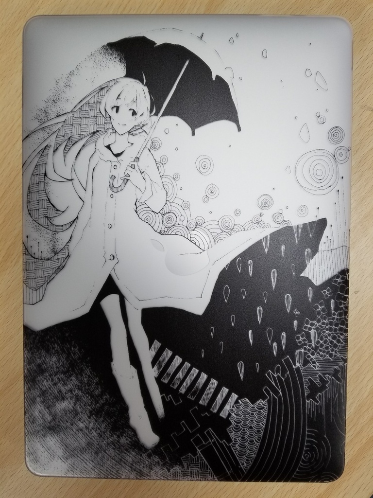 Macbook Pro オリジナルイラストカバー vol.1