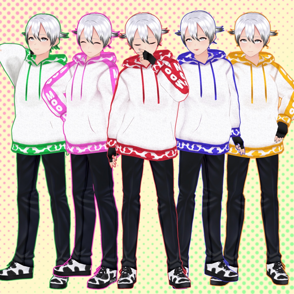 【VRoid】Mooパーカー