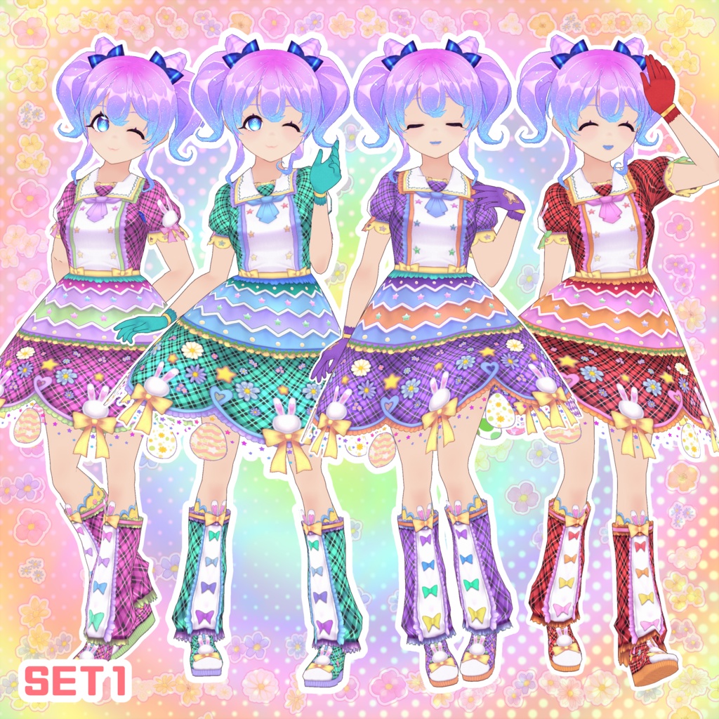 【VRoid】イースターコーデセット