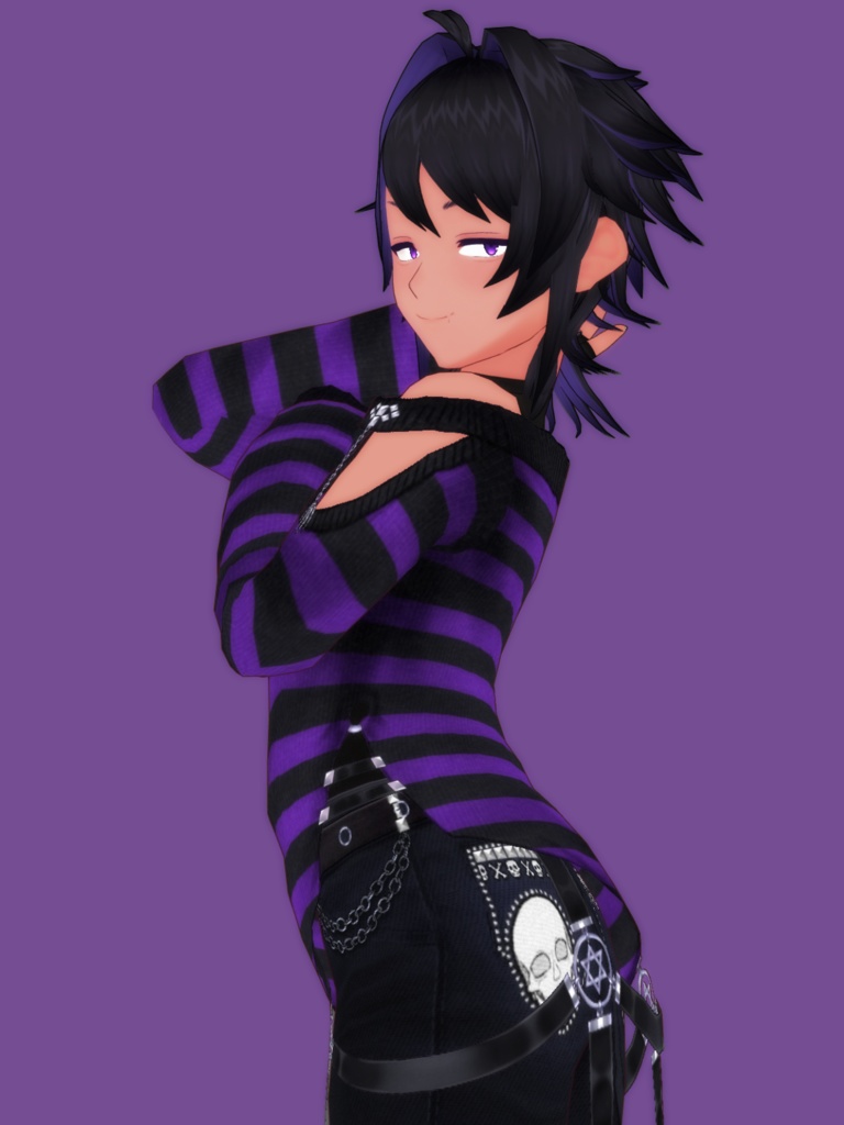 【VRoid】悪魔っぽいコーデセット