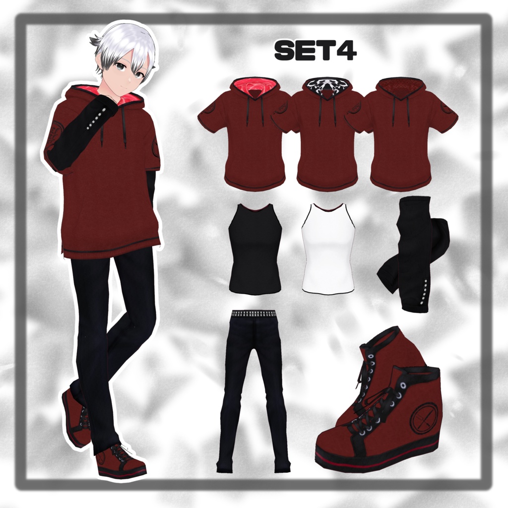 【VRoid】BEEFコーデセット