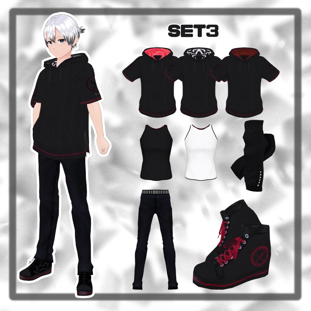 【VRoid】BEEFコーデセット