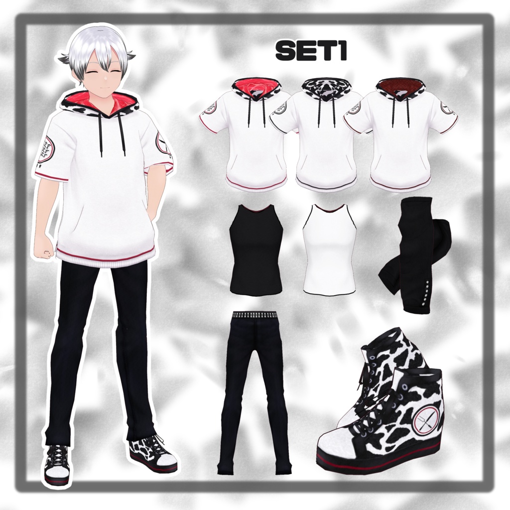 【VRoid】BEEFコーデセット