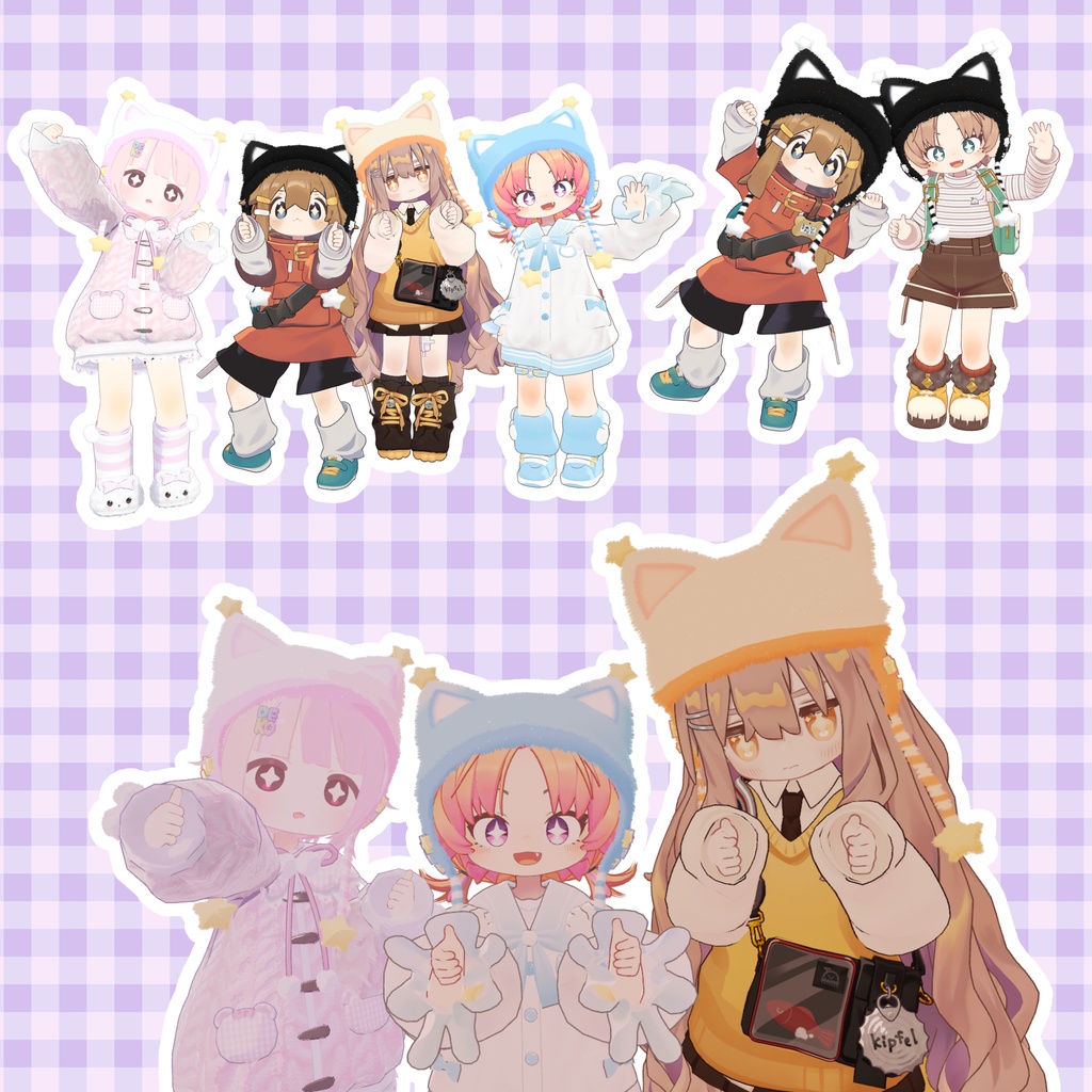 【VRChat】星ねこみみ帽子