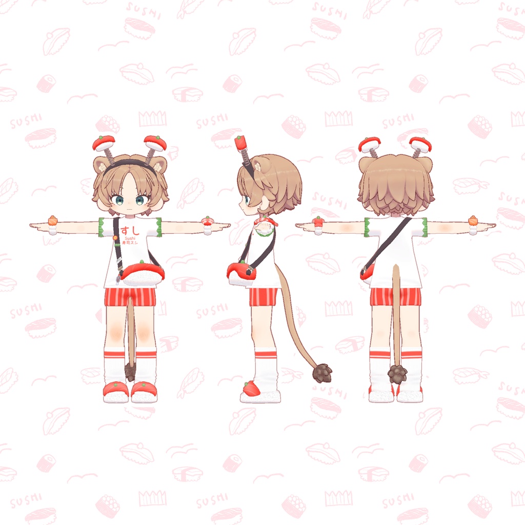 【VRChat】ポップお寿司コーデ🍣