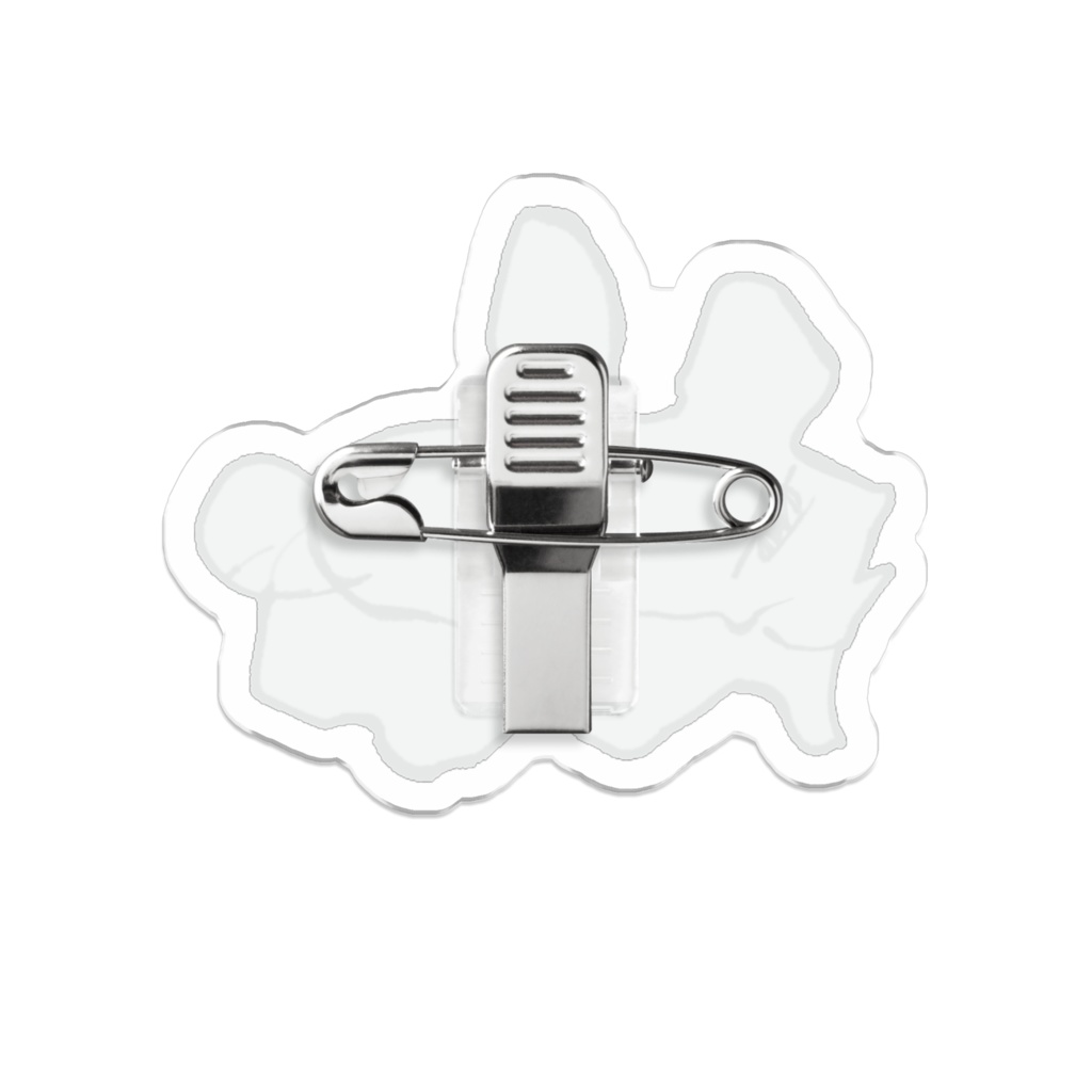 へちゃむくれうさぎアクリルバッジ