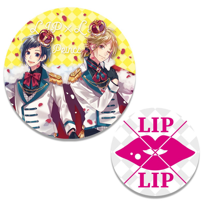 LIP×LIP プリンス 缶バッジ 2個セット