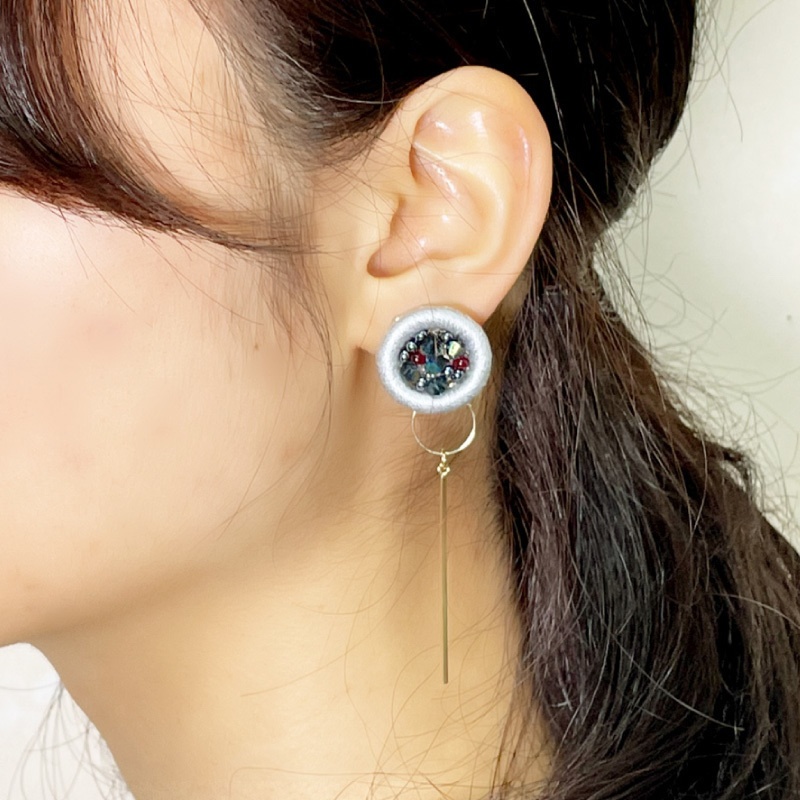 山鳥毛 2way ピアス 刀剣乱舞