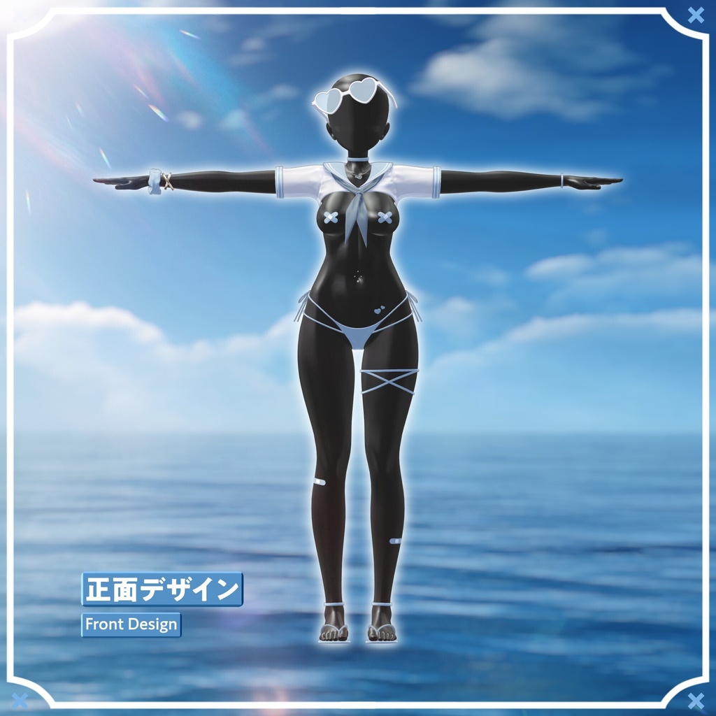 ✨24hセール中✨【12アバター対応】🧜🌊誘惑サマー☀️🏄