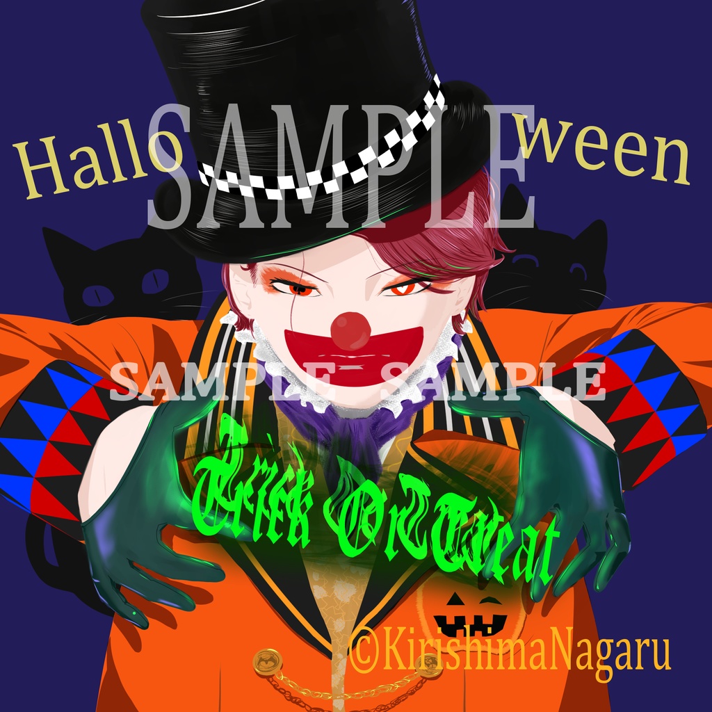 【アイコン】ハロウィン🎃ピエロ