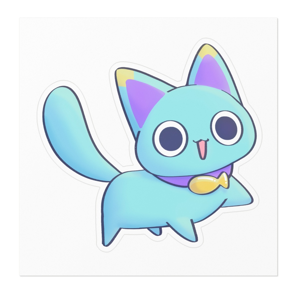 【さかにゃこ】ステッカー